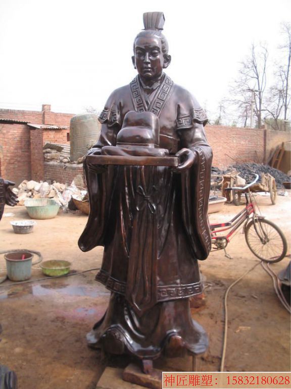 古代人物铜雕塑 城市景观雕塑 古代人物铜雕塑 城市景观雕塑